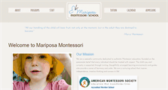 Desktop Screenshot of mariposamontessori.com